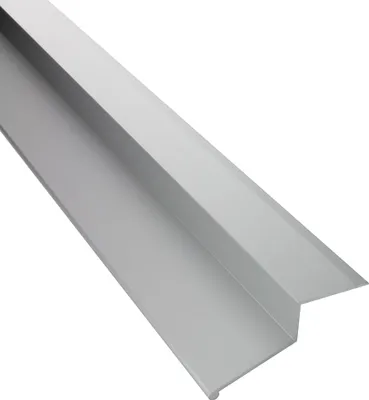 Produktbild von Alu Balkon Terrasse Abdeckprofil mit Abtropfkante Profil silber L300cm