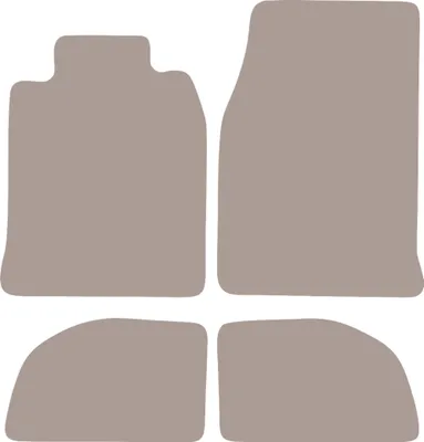 Immagine prodotto di Tappetini auto in velluto per Porsche 968 coupé (1976-1988) - set di tappetini LUX beige (4 pezzi)