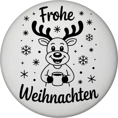 Produktbild von Frohe Weihnachten Cartoon Rentier Magnet mit Flaschenöffner