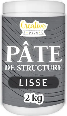 Image de Creative Deco Modeling Paste Pâte de Structure Lisse 2kg Gris Foncé