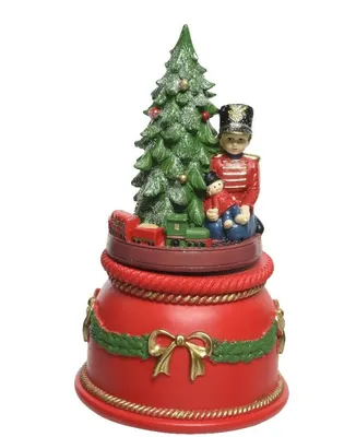 Imagen del producto de Caja musical decorativa con música, 20,5 cm