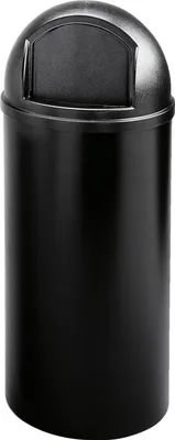 Produktbild von Rubbermaid Marshal 8160-88, 56,8 l, Rund, Schwarz, Manuell, FM, UV, 39,1 cm