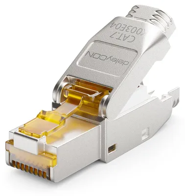 Produktbild von deleyCON CAT 7 Netzwerkstecker RJ45 10 Gbit/s 600MHz, 1 Stück