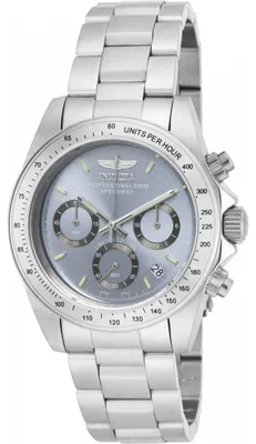 Zdjęcie produktu dla Invicta Speedway ILE9211A Zegarek Męski - Mechanizm Kwarcowy - Stal Nierdzewna z Szarym Tarcza - 39 mm