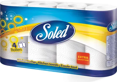 Produktbild von 16 Rollen Soled Küchenrolle 2 Lagig