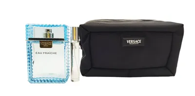 Produktbild von Versace Man Eau Fraiche Eau de Toilette Set 100 ml + 10 ml + Kosmetiktasche