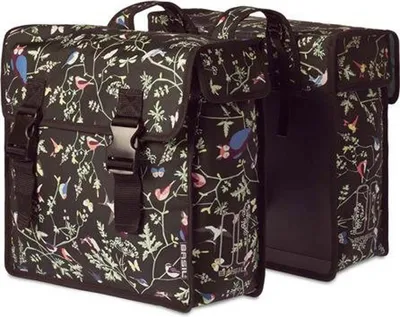 Image de BASIL Sacoche double "Wanderlust - Double Bag" Volum charcoal