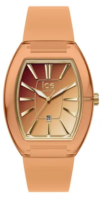 Produktbild von ICE-WATCH - Ice boliday Dome Peach Cherry Sunset - Orange Damenuhr mit Silikonar