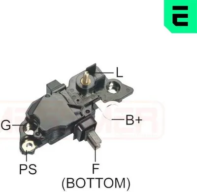 Produktbild von ERA 215236 Lichtmaschinenregler 14,5V für OPEL Corsa C Schrägheck (X01) Generator
