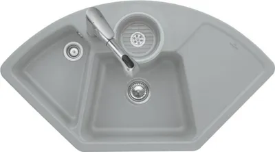 Produktbild von Villeroy & Boch 670800AM Eckspüle Solo Eck 1075x600mm