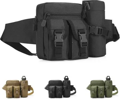 Produktbild von Anpassbare Hüfttasche mit Flaschenhalter Wandern Reisen Sport