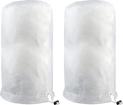 Produktbild von 2 Stück Groß Winterschutz Pflanzen - 2.0x2.4m Abdeckung Pflanzen Winter Pflanzenschutzsack - Frostschutz Pflanzenabdeckungen mit Reißverschluss & Zugband für Baum Palmen Balkonpflanzen haube