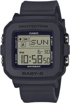 Produktbild von Casio Baby-G + Plus Damen Uhr BGD-10KH-2CER Resin, Dunkel Blau