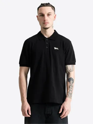 Produktbild von Herren Poloshirt normale Passform CHINGFORD Black/Ecru 3XL Lonsdale