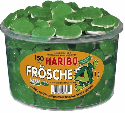 Obrázek produktu pro HARIBO 47235 Haribo Dose Frösche 150 St.