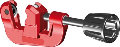 Produktbild von DÖNGES Klein-Rohrabschneider mit 2 Führungsrollen, Rohrdurchmesser 3 - 35 mm, Rohrschneider + Ersatzschneiderad