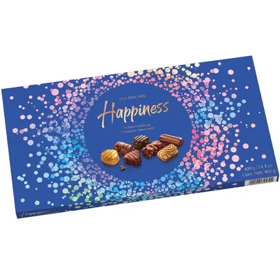 Produktbild von Fine Pralines Happiness Geschenkverpackung Pralinenmischung 400g