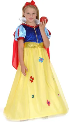 Imagen del producto de Traje de cuento de hadas encantador para niños, en colores azul, rojo y amarillo, talla L (10-12 años, 130-140 cm)