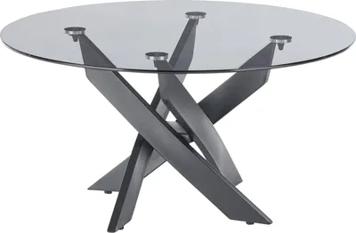 Zdjęcie produktu dla Couchtisch >KOPENHAGEN< in Klarglas / schwarz - 45x80 (HxD)