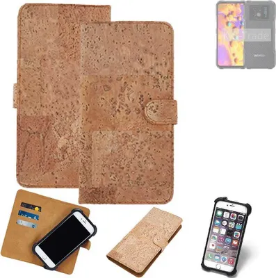 Produktbild von K-S-Trade Hülle kompatibel mit Doogee V20S  Kork Handyhülle Cover  Schutzhülle TPU Case Bumper in Hellbraun, (1x)