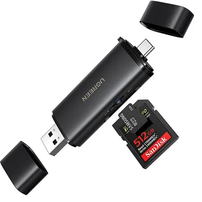 Immagine prodotto di Lettore di schede di memoria USB-C/USB-A 2 in 1 UGREEN