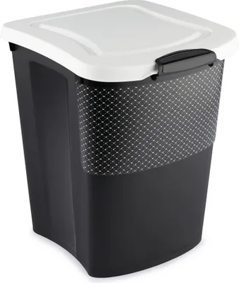 Image de Rotho bac à nourriture pour animaux 38L Archie - conteneur à nourriture chien 41 x 37 x 50 cm - boîte de rangement nourriture animaux chat - tonneau à nourriture avec couvercle et roulettes