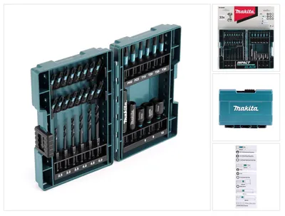 Zdjęcie produktu dla Makita B-66896, Zestaw wierteł, Czarny