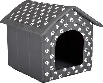 Immagine prodotto di Cuccia per cani di taglia media, interna 60x55x60 cm, grigio-bianco