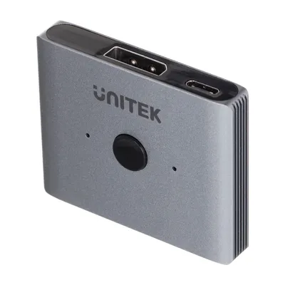 Produktbild von Unitek Zweiwege-Signalschalter DP 1.4 2 in 1 out 8K