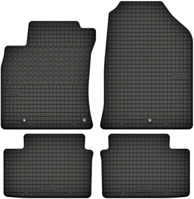 Produktbild von Gummimatten passend für  Hyundai i30 III (ab 2017) Gummi Fußmatten Satz Schwarz + Stopper