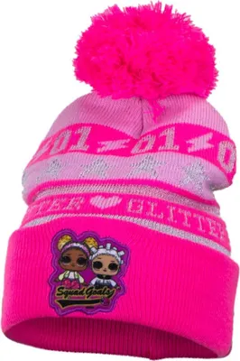 Produktbild von LOL Surprise - Kinder Herbst Wintermütze Bommelmütze – 54 cm / Rosa