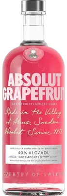 Obrázek produktu pro Absolut Grapefruit, 0,7 l, 40%, Grep, 70 kcal, 98,1 kcal
