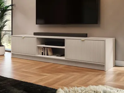 Produktbild von Široký televizní stolek TABORO - béžový