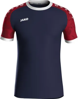 Produktbild von JAKO Unisex Trikot Iconic KA, Farbe:navy/chili red, Größe:M