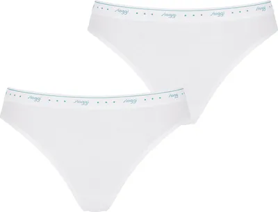 Produktbild von sloggi Damen Tai-Slip 2-Pack 24/7 100 - WHITE - Größe 46
