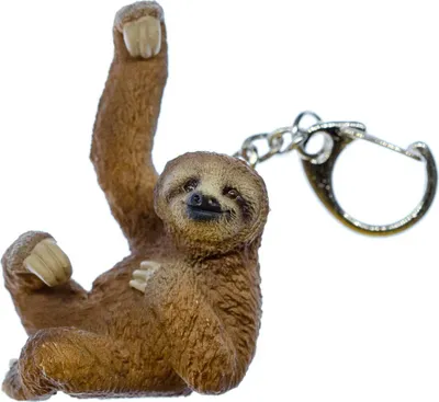 Produktbild von Faultier Schlüsselanhänger Miniblings Klettertier Tiere Faultiere Urwald Braun