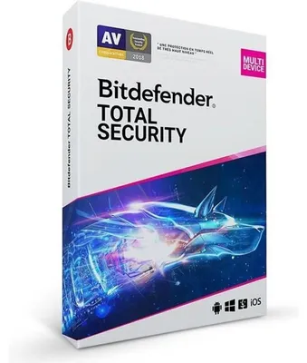 Obrázok produktu pre Bitdefender Total Security, 1 licencia(ie/ií), 2 rok / roky, Fyzické médiá