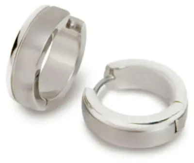 Zdjęcie produktu dla Boccia Titanium 0539-11, Kolczyk przebranie, Dorosły, Tytan, Tytan, 5 mm, 16 mm