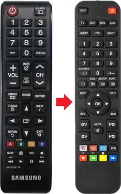 Produktbild von Fernbedienung passend für SAMSUNG HG40ND477BFXZA | HG40ND478S