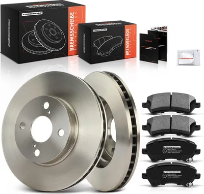 Produktbild von Frankberg 2x Bremsscheiben 4x Bremsbeläge Vorderachse für Toyota Corolla Corolla Kombi Corolla