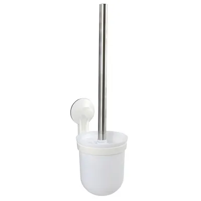 Immagine prodotto di MSV Set di scopini per WC Scopino per bagno sospeso Bagno bianco - con ventosa