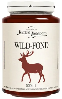 Zdjęcie produktu dla Jürgen Langbein Feine Küche Wywar z dziczyzny do sosów i zup 500ml
