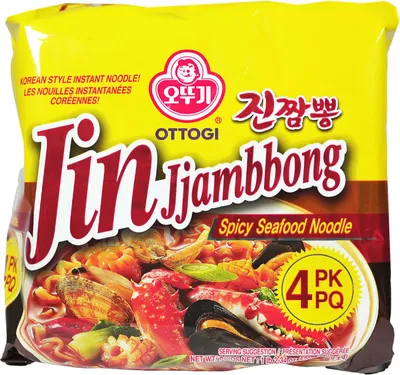 Produktbild von Ottogi Instantnudeln Jin Jjamppong Spicy Seafood Flavor 520g