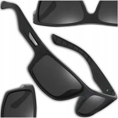 Produktbild von EdiBazzar Sportliche Polaryzacyjne Sonnenbrille Schwarz UV400