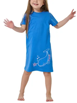 Produktbild von Schiesser Mädchen Nachthemd Kurzarm - Girls World
