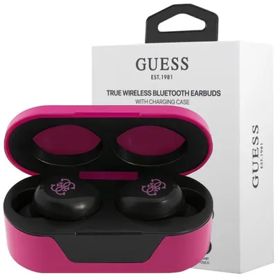 Produktbild von Guess Bluetooth Kopfhörer Gutwst31Em Tws + Docking Station Magenta