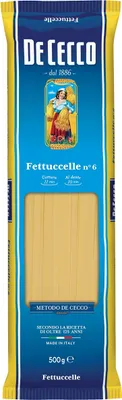 Produktbild von 10x Pasta De Cecco 100% Italienisch Fettuccelle n. 6 Nudeln 500g