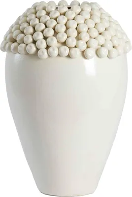 Immagine prodotto di Vaso bianco in Vetroceramica elegante Light & Living Lovro