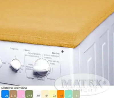 Obrázok produktu pre Poťah na práčku, uterák 50x60cm 05 Žltý