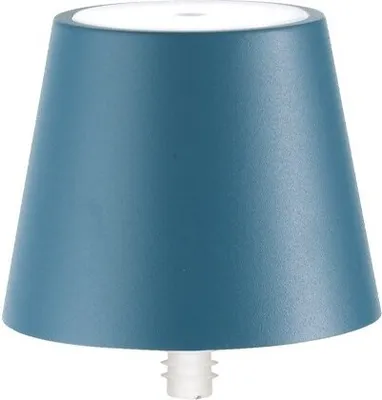 Produktbild von Poldina STOPPER LED-Lampe von Zafferano, wiederaufladbar und tragbar, Farbe Luftfahrtblau mit einer Akkulaufzeit von bis zu 12 Stunden